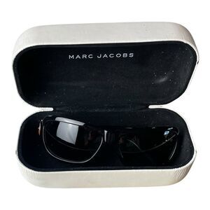 Vintage Marc Jacobs Black and Tortoise Shell Frame Sunglasses Y2K